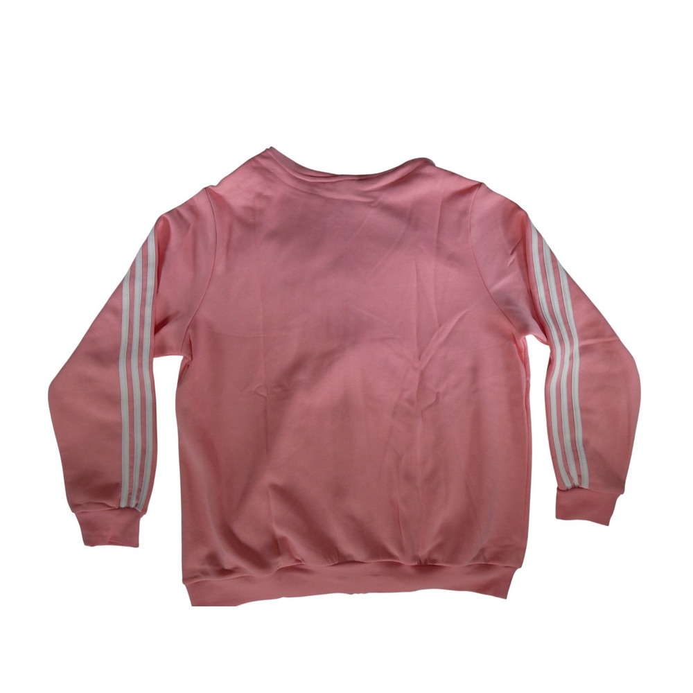 Adidas Women's Track Top JF6479 Full Zip Hoodie, Semi Pink Spark, 1X – Plus Size - Picture 5 of 8